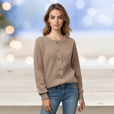 Elegant Cashmere Cardigan for Women