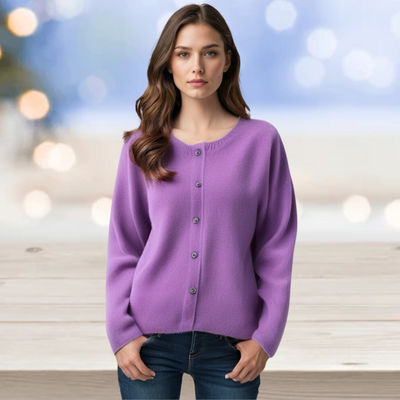 Elegant Cashmere Cardigan for Women