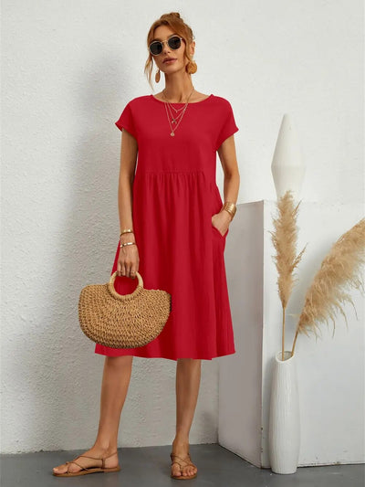 Elegant Cotton Dress