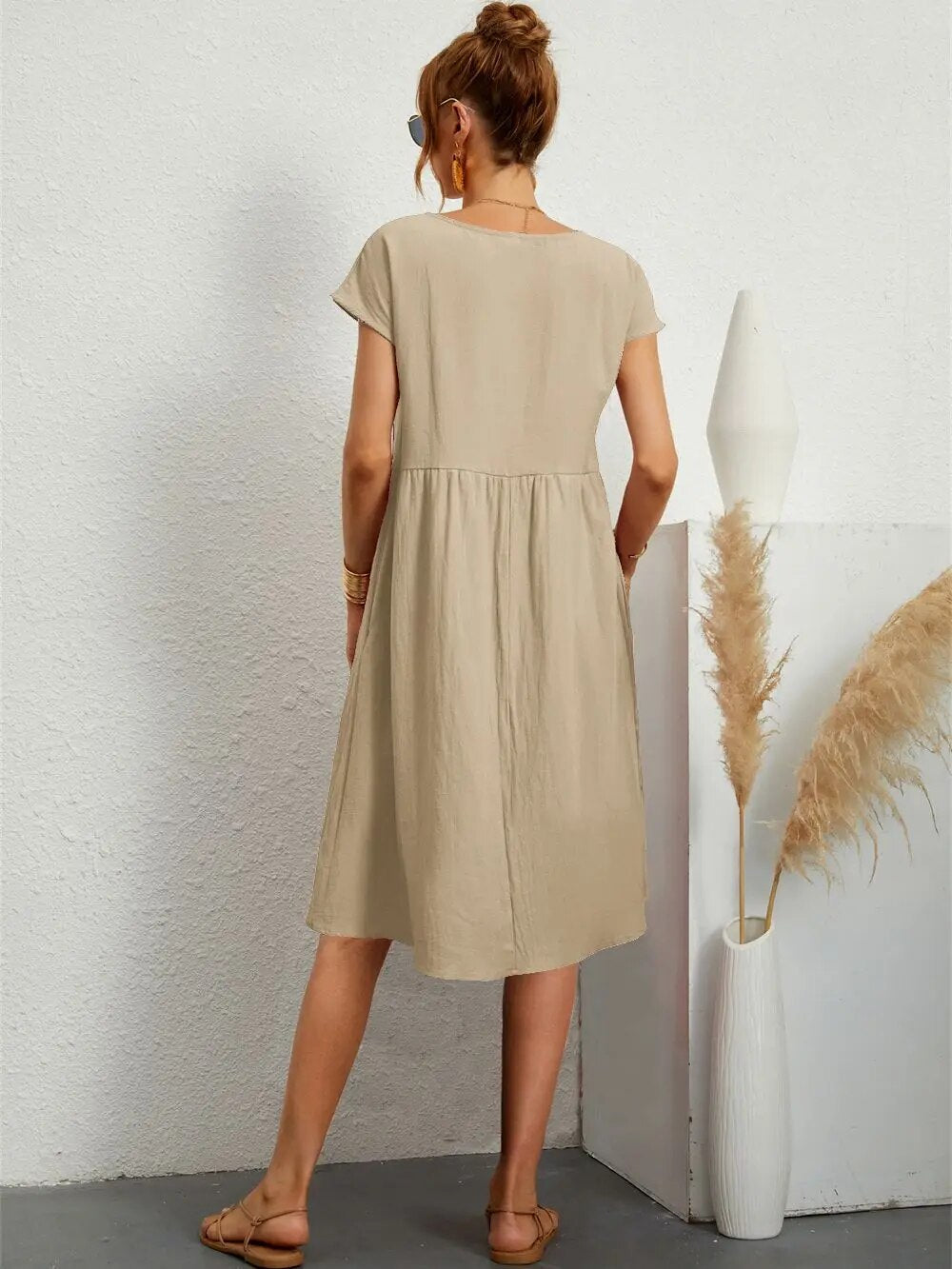 Elegant Cotton Dress