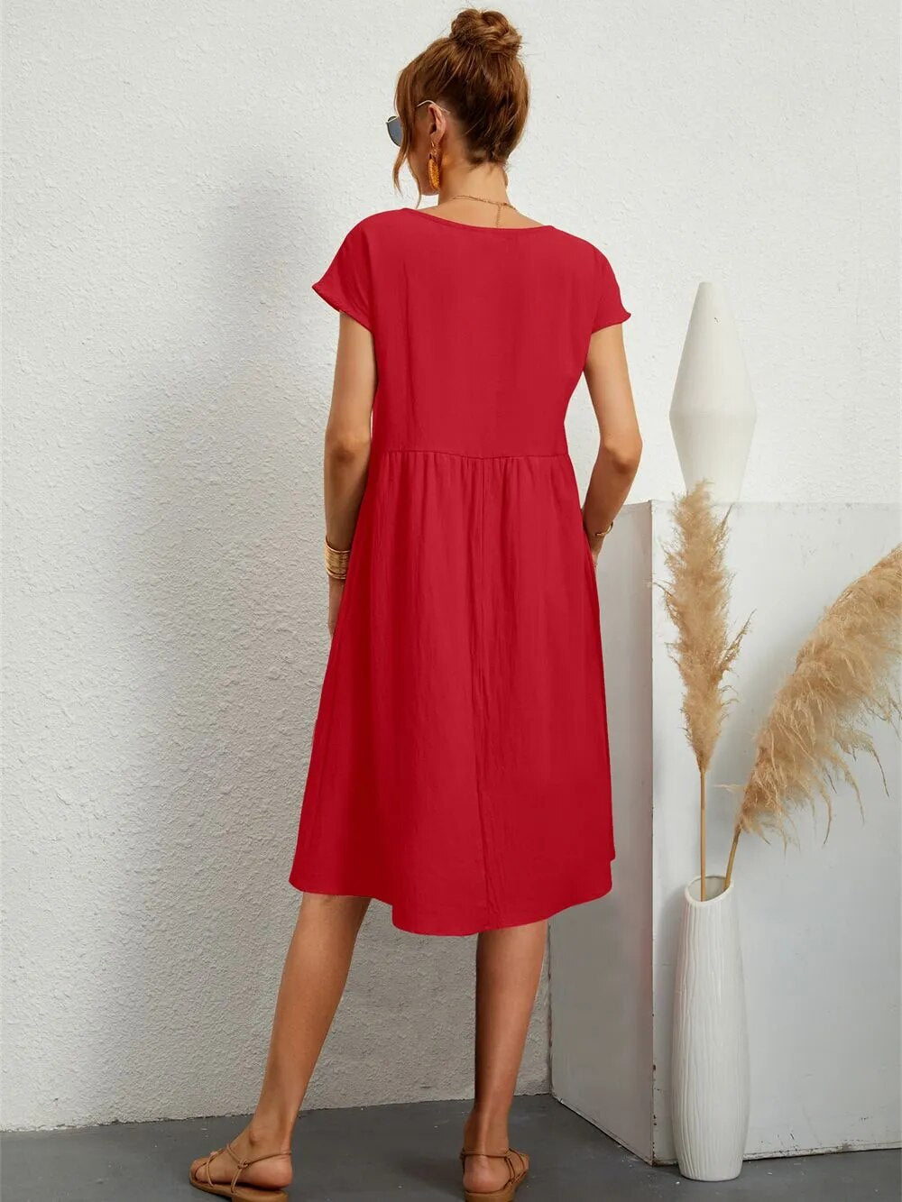 Elegant Cotton Dress