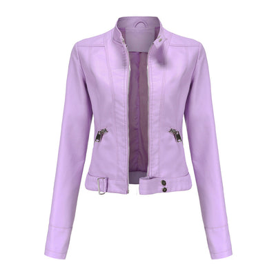 Elegant Leather Jacket for Women