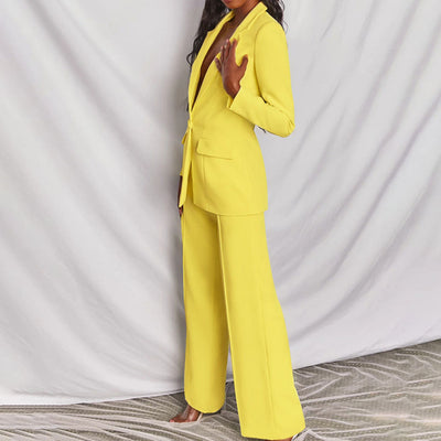 Elegant Blazer & Pants Set for Women