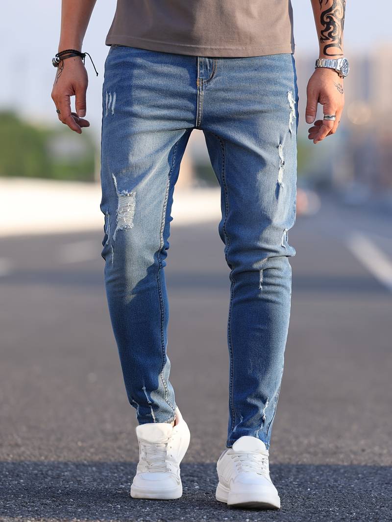 Slim-Fit Stretch Jeans for Men