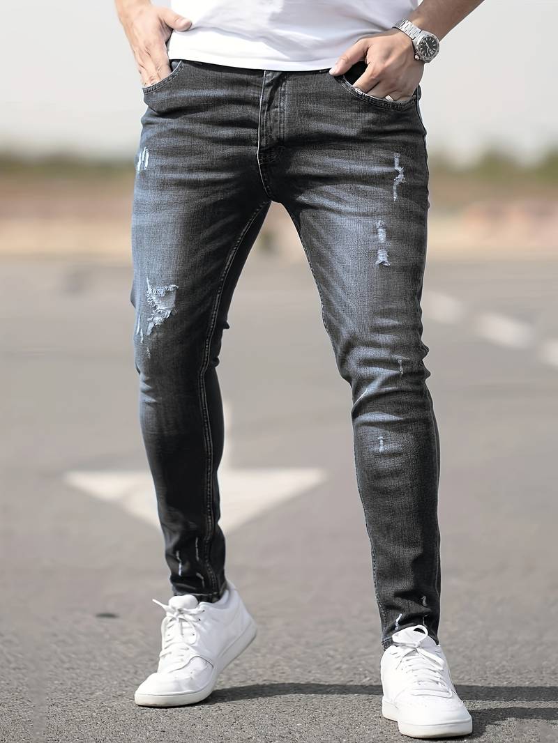 Slim-Fit Stretch Jeans for Men