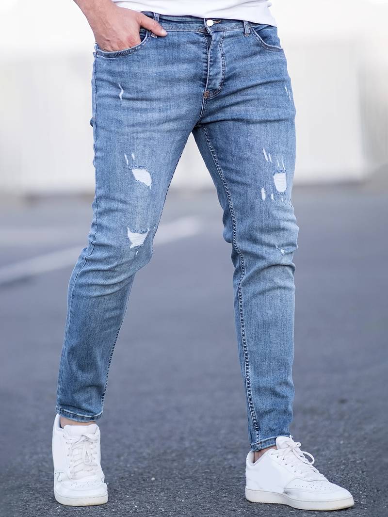 Slim-Fit Stretch Jeans for Men