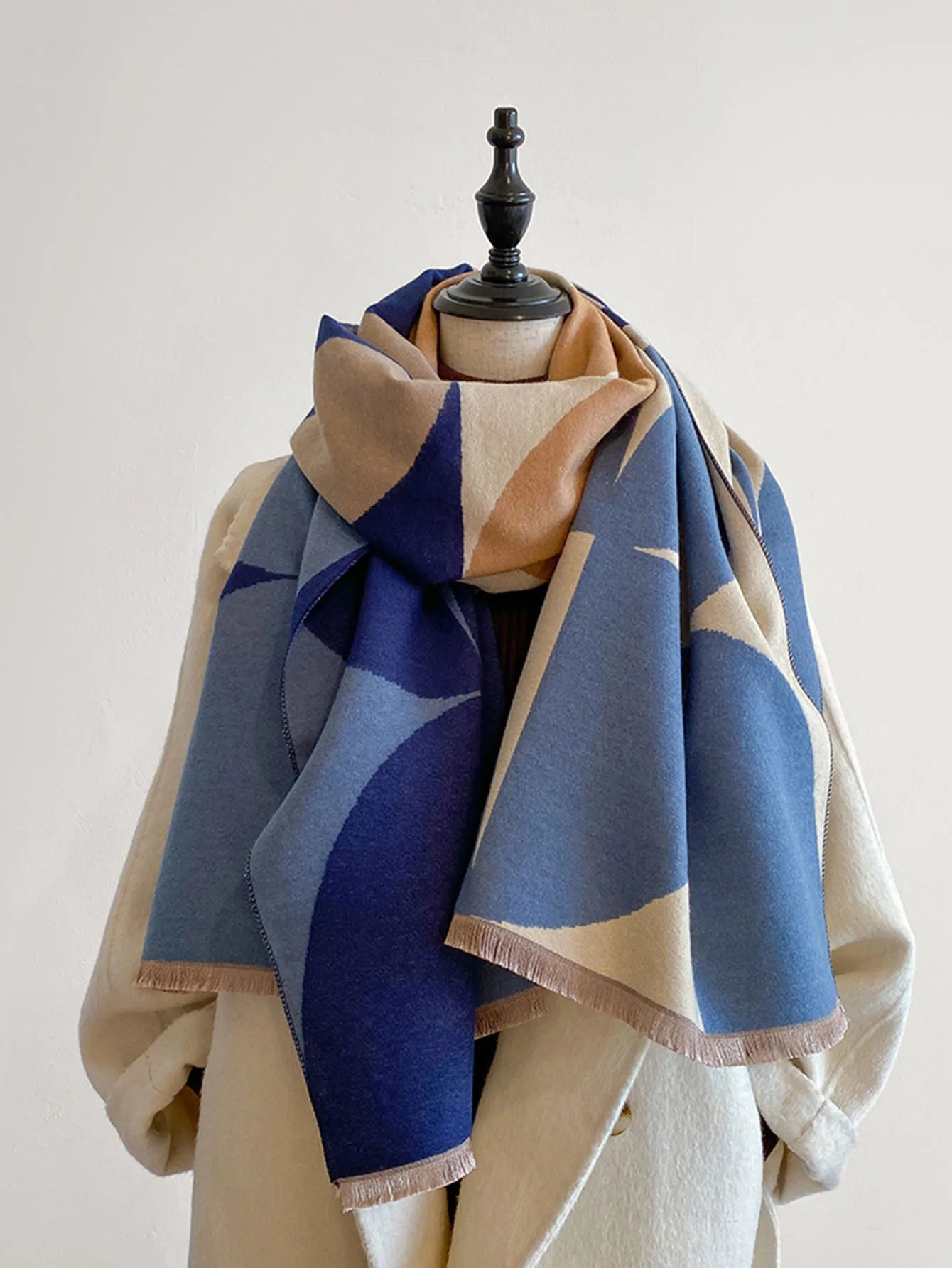 Reversible Cashmere Scarf for Women