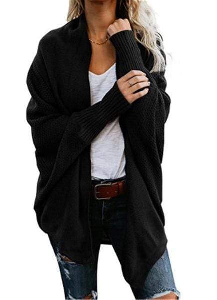Stylish Batwing Knit Cardigan for Women