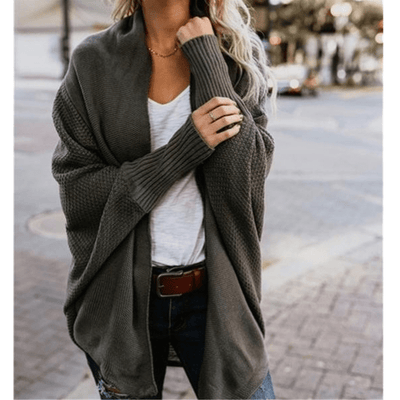 Stylish Batwing Knit Cardigan for Women