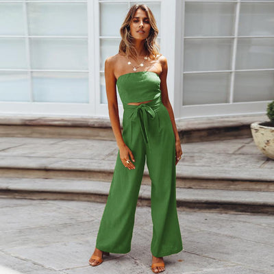 Bohemian Backless Jumpsuit Romper for Women