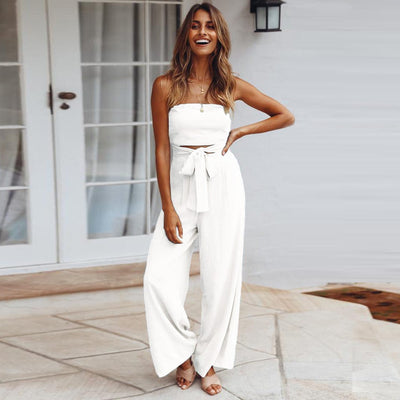 Bohemian Backless Jumpsuit Romper for Women