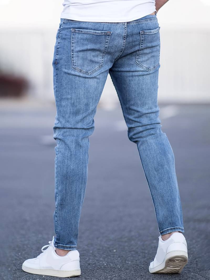 Slim-Fit Stretch Jeans for Men