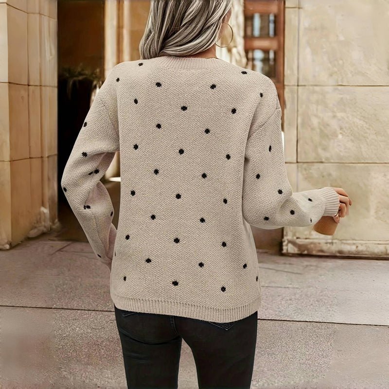 Elegant Dotted Sweater for Women