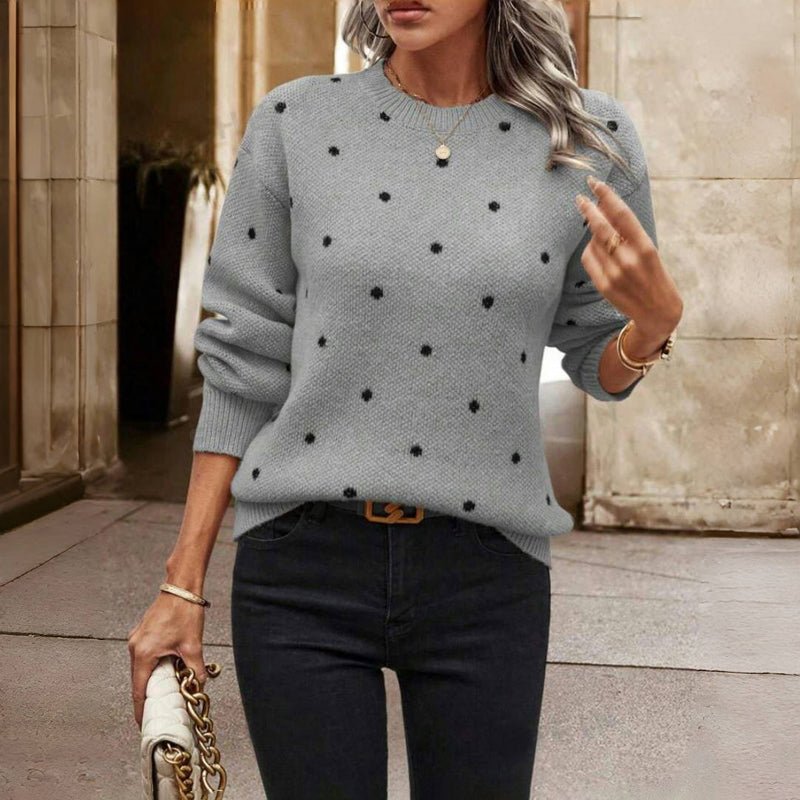 Elegant Dotted Sweater for Women