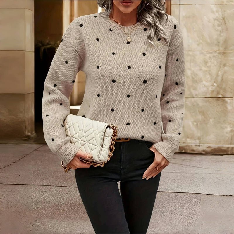 Elegant Dotted Sweater for Women