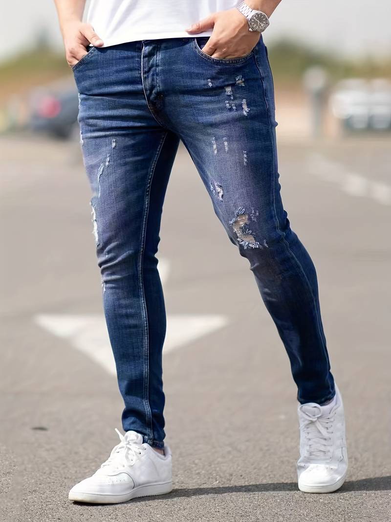 Slim-Fit Stretch Jeans for Men