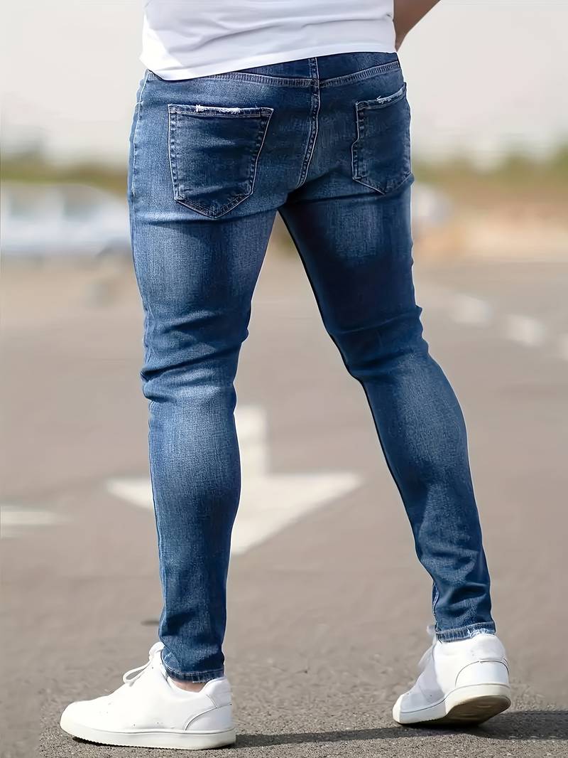 Slim-Fit Stretch Jeans for Men