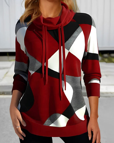 Colour Block Hoodie for Women