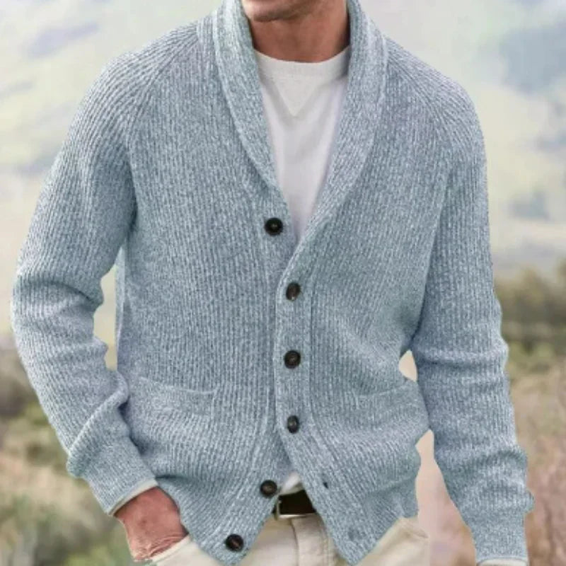 Vintage Cardigan with V-neck for Men