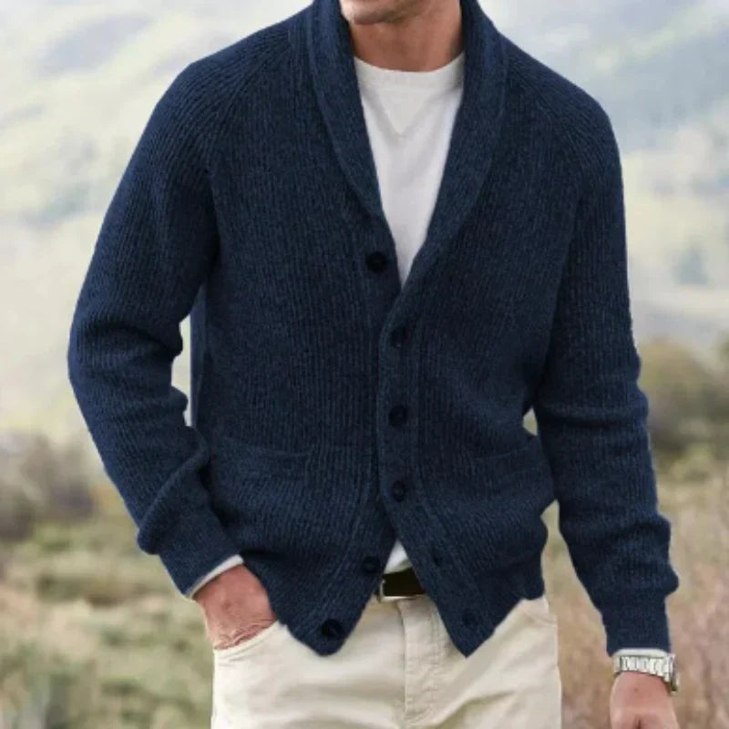 Vintage Cardigan with V-neck for Men