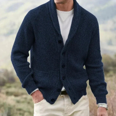 Vintage Cardigan with V-neck for Men