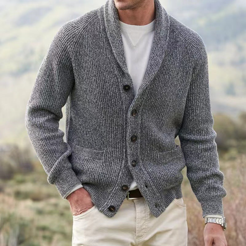 Vintage Cardigan with V-neck for Men