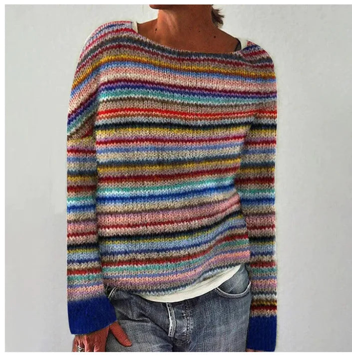 Retro Knitted Sweater for Women