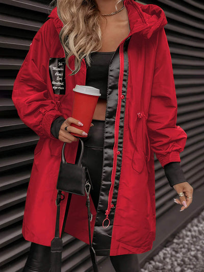 Women's Jacket with Long Sleeves and Hood