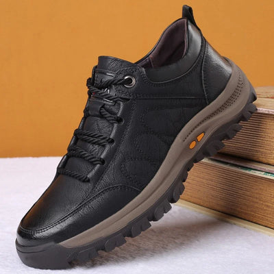 Hand-Stitched Leather Casual Shoes for Men