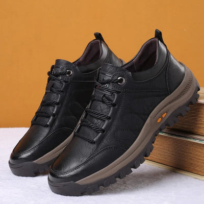 Hand-Stitched Leather Casual Shoes for Men