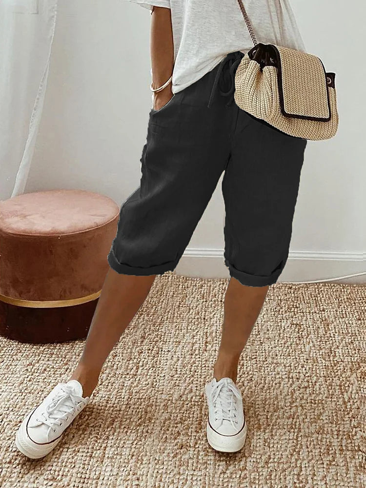 Stylish Cotton-Linen Pants for Women
