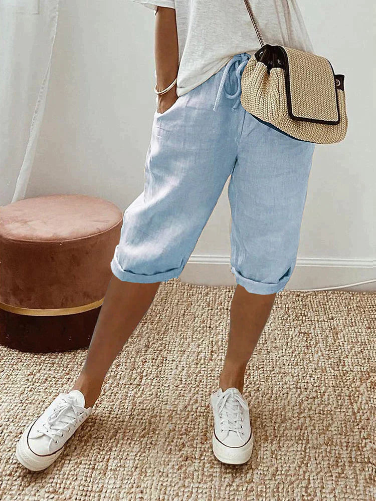Stylish Cotton-Linen Pants for Women
