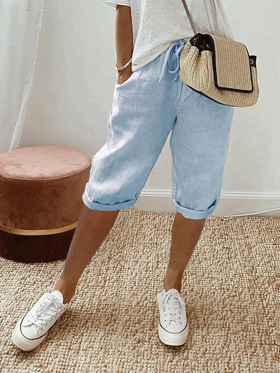 Stylish Cotton-Linen Pants for Women