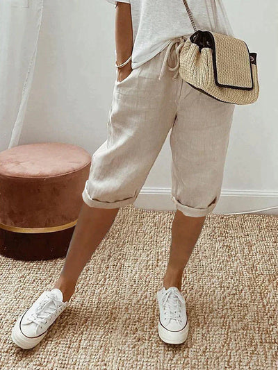 Stylish Cotton-Linen Pants for Women