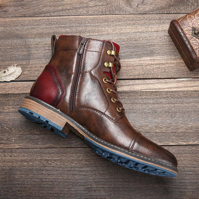 Handmade Leather Oxford Boots for Men