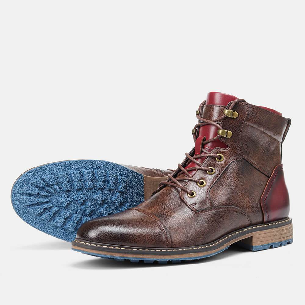 Handmade Leather Oxford Boots for Men