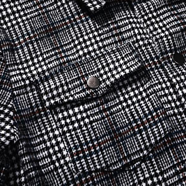 Warm Plaid Jacket for Men