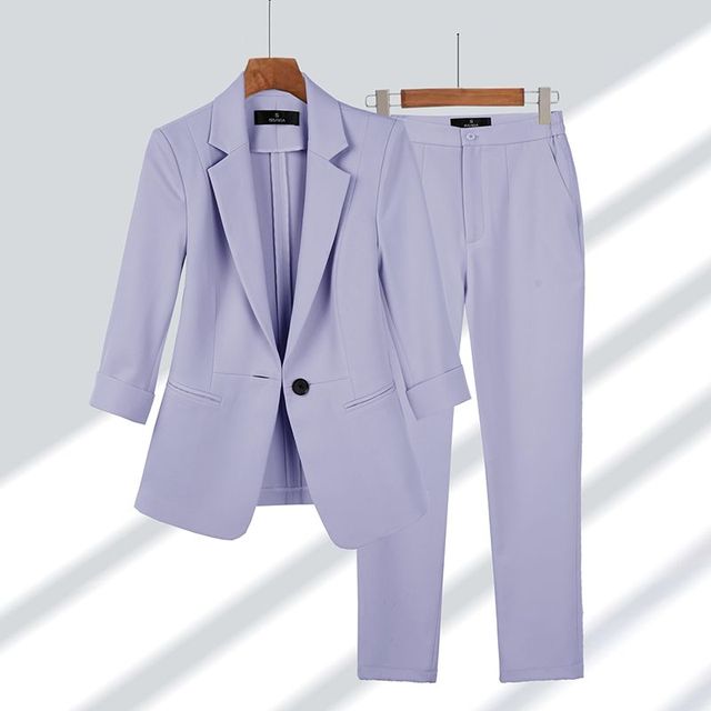 Elegant Blazer & Pants Set for Women