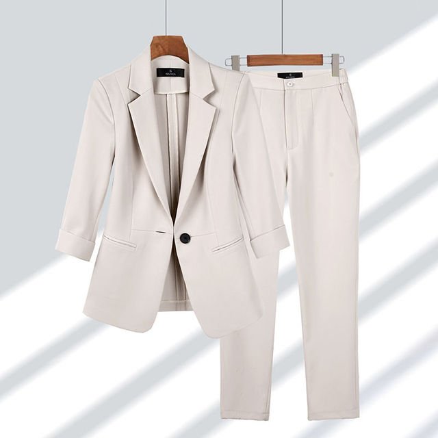 Elegant Blazer & Pants Set for Women