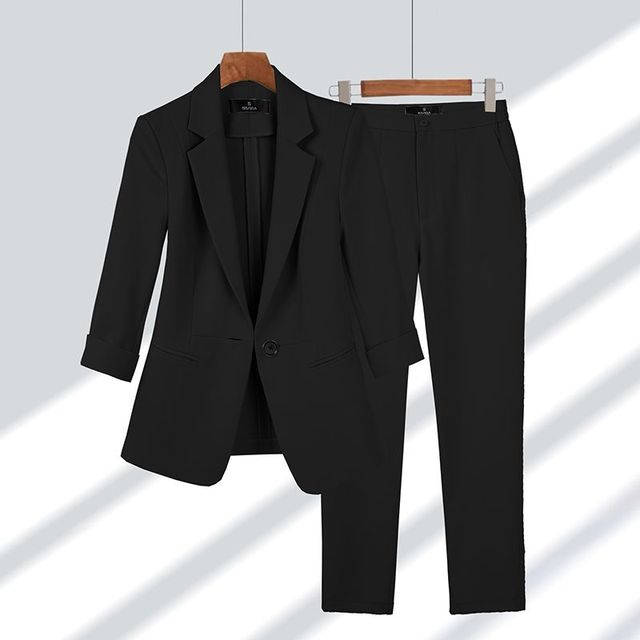 Elegant Blazer & Pants Set for Women