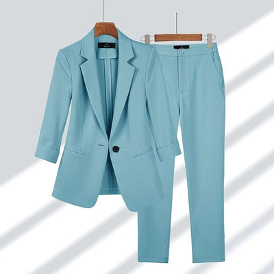 Elegant Blazer & Pants Set for Women