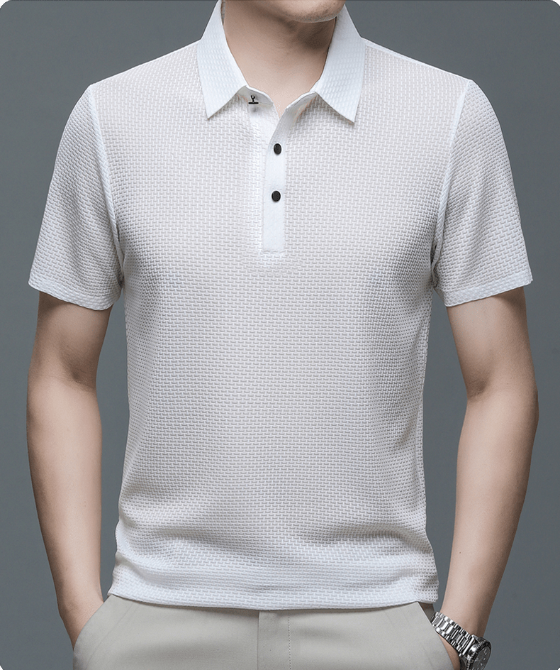 Mesh Polo Shirt for Men