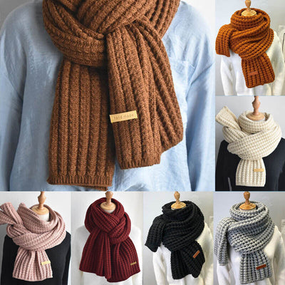 Cozy Knitted Wool Scarf