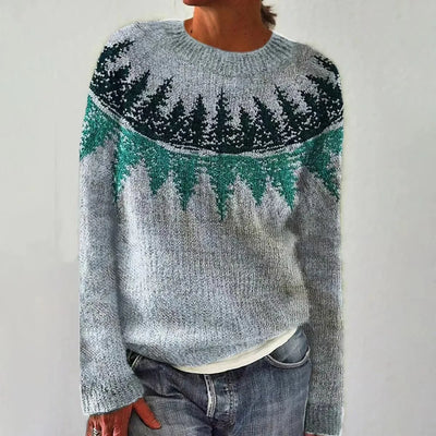 Retro Knitted Sweater for Women