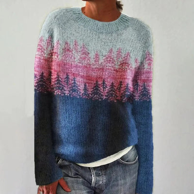 Retro Knitted Sweater for Women