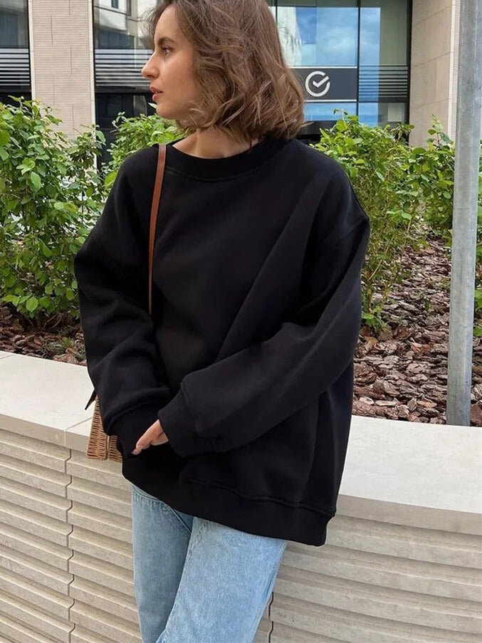 Oversized Basic Sweater for Women