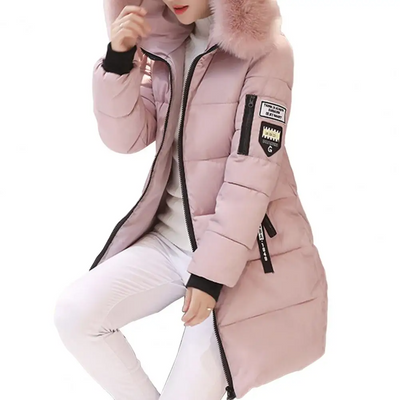 Windproof Cotton Winter Jacket for Women